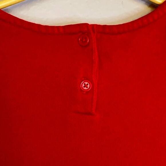 Girls Gymboree Dress Size 7 Color Block Red White and Grey. Watch Video - Picture 5 of 11